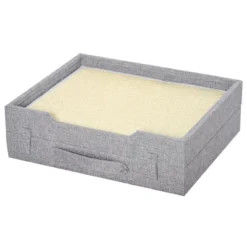 PawHut Cat House Foldable 2 In 1 Design Condo Pet Bed With Removable Washable Cushions Scratching Pad, Gray -PawHut Sales Store GUEST 2eb1a926 f970 4d3d a070 a0ce84c183de