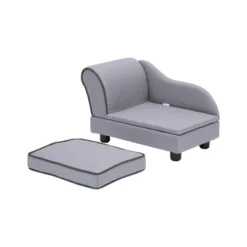Teamson Pets Luxurious Upholstered Ivan Chaise Lounge Sofa Dog Bed With Removable Cushion And Underneath Storage For Cats & Extra-Small Dogs, Gray 12 Teamson Pets Luxurious Upholstered Ivan Chaise Lounge Sofa Dog Bed With Removable Cushion And Underneath Storage For Cats & Extra-Small Dogs, Gray -PawHut Sales Store GUEST 2fd0d2e5 63f8 4935 86db a2a5559e6c62