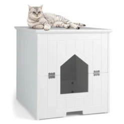 Tangkula Cat Litter Box Enclosure W/ Flip Magnetic Half Door Hidden Litter Box Enclosure 15 Tangkula Cat Litter Box Enclosure W/ Flip Magnetic Half Door Hidden Litter Box Enclosure -PawHut Sales Store GUEST 3008a533 75aa 4049 9002 e4908f62b8a4