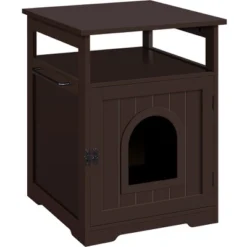 Yaheetech Decorative Cat Litter Box Enclosure -PawHut Sales Store GUEST 302c93ac 5608 48ce 90fb 6f09e1475df4