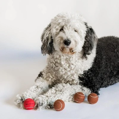 Midlee Red Nose Christmas Dog Tennis Balls (Standard) 3 Midlee Red Nose Christmas Dog Tennis Balls (Standard) - Image 3