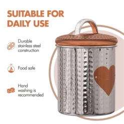 Amici Pet Rosie Treats Small Storage Canister, 38 Oz. , Rose Gold 9 Amici Pet Rosie Treats Small Storage Canister, 38 Oz. , Rose Gold -PawHut Sales Store GUEST 3268c752 0452 469b aba1 7da0c6369aaf