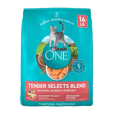 Purina ONE Tender Selects Blend With Real Salmon Adult Premium Dry Cat Food 9 Purina ONE Tender Selects Blend With Real Salmon Adult Premium Dry Cat Food - Image 9