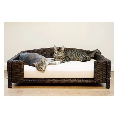 Iconic Pet Beds For Dogs And Cats - Rattan Rectangular Sofa - Brown 11 Iconic Pet Beds For Dogs And Cats - Rattan Rectangular Sofa - Brown - Image 11