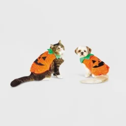 Halloween Plush Pumpkin Dog And Cat Costume - Hyde & EEK! Boutique™ -PawHut Sales Store GUEST 35364693 d49d 44c1 82bf 7d7bc4b340d3