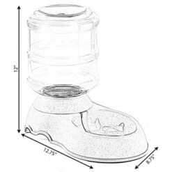 PawsMark Automatic Self Dispensing Gravity Pet Feeder And Waterer For Cats And Dogs -PawHut Sales Store GUEST 35ec4168 b260 4e67 8402 18a539fc8fb3