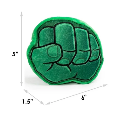 Buckle-Down Dog Toy Squeaker Plush - Marvel Comics Hulk Fist Greens 4 Buckle-Down Dog Toy Squeaker Plush - Marvel Comics Hulk Fist Greens - Image 4