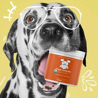 DNA PET Happy Immunity USDA Certified Organic Mushroom Powder For Dogs, Immune Support Mix - 3.5 Oz 4 DNA PET Happy Immunity USDA Certified Organic Mushroom Powder For Dogs, Immune Support Mix - 3.5 Oz - Image 4