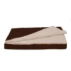 FurHaven Berber & Suede Blanket Top Memory Top Dog Bed