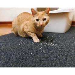 Drymate 30" X 45" Cat Litter Trapping Mat - Plush Charcoal -PawHut Sales Store GUEST 39377872 372e 46da bed6 ada7a285a47d