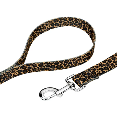 Country Brook Petz Leopard Print Dog Leash (6 Foot, 1/2 Inch Wide) 1 Country Brook Petz Leopard Print Dog Leash (6 Foot, 1/2 Inch Wide)