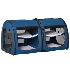 PawHut 39" Portable Soft-Sided Pet Cat Carrier With Divider, Two Compartments, Soft Cushions, & Storage Bag 14 PawHut 39" Portable Soft-Sided Pet Cat Carrier With Divider, Two Compartments, Soft Cushions, & Storage Bag -PawHut Sales Store GUEST 3a4d0d85 ab59 4af6 b7be 2af9898011f7