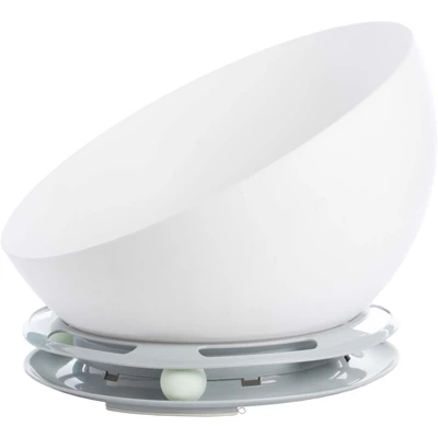 Plastic Bowl Shaped Sleeping Bed House Cat Cave Lounge With Ball Toy 8 Plastic Bowl Shaped Sleeping Bed House Cat Cave Lounge With Ball Toy - Image 8