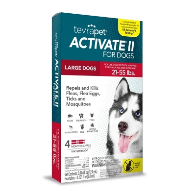 Tevra Pet Activate II Flea And Tick Treatment For Dogs - 4 Doses 6 Tevra Pet Activate II Flea And Tick Treatment For Dogs - 4 Doses - Image 6