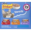 Purina Friskies Shreds Beef, Turkey, White Fish & Chicken Wet Cat Food - 5.5oz