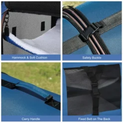 PawHut 39" Portable Soft-Sided Pet Cat Carrier With Divider, Two Compartments, Soft Cushions, & Storage Bag 13 PawHut 39" Portable Soft-Sided Pet Cat Carrier With Divider, Two Compartments, Soft Cushions, & Storage Bag -PawHut Sales Store GUEST 3bff85a2 a7ce 4a53 8af7 ceb149c7f51c