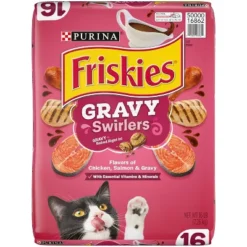 Purina Friskies Gravy Swirlers With Flavors Of Chicken, Salmon & Gravy Adult Complete & Balanced Dry Cat Food 14 Purina Friskies Gravy Swirlers With Flavors Of Chicken, Salmon & Gravy Adult Complete & Balanced Dry Cat Food -PawHut Sales Store GUEST 3c63d951 43e2 4f59 96b6 2d3217409497