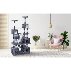 Go Pet Club 87" Cat Tree Climber With Swing And Sisal Scratching Post F216 7 Go Pet Club 87" Cat Tree Climber With Swing And Sisal Scratching Post F216 -PawHut Sales Store GUEST 3d30b077 99b4 456c 8df8 f847824fc8fa