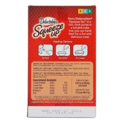 Delectables Squeeze Up Tube With Vegetable, Chicken And Tuna Flavor Cat Treats - 20ct/12.96oz