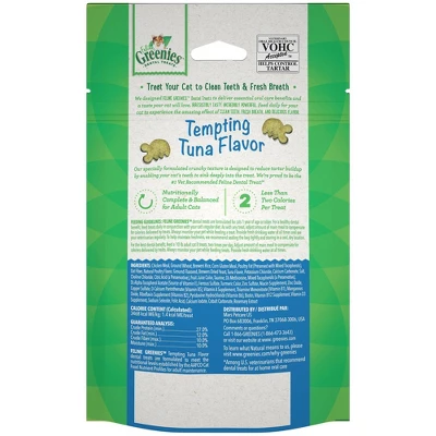 Greenies Tempting Tuna Flavor Dental Cat Treats 1 Greenies Tempting Tuna Flavor Dental Cat Treats
