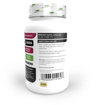 VetriScience Bladder Strength For Dogs, Urinary Tract Support, 90 Chewable Tablets 1 VetriScience Bladder Strength For Dogs, Urinary Tract Support, 90 Chewable Tablets