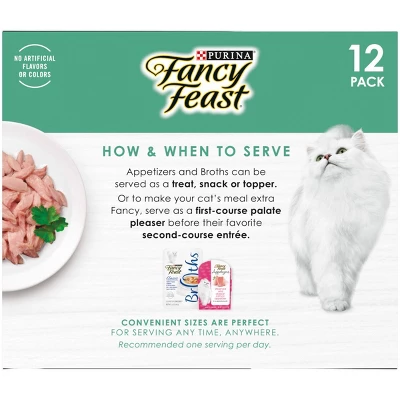 Fancy Feast Complements Collection With Chicken, Tuna, Shrimp, Fish And Salmon Wet Cat Food - 12ct 4 Fancy Feast Complements Collection With Chicken, Tuna, Shrimp, Fish And Salmon Wet Cat Food - 12ct - Image 4
