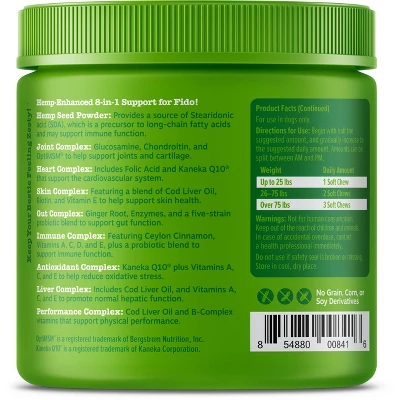 Zesty Paws Hemp Elements 8-in-1 Multifunctional Soft Chews For Dog - Chicken Flavor - 90ct 2 Zesty Paws Hemp Elements 8-in-1 Multifunctional Soft Chews For Dog - Chicken Flavor - 90ct - Image 2