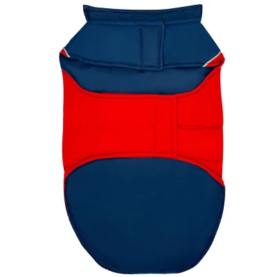 NFL New England Patriots Pets Puffer Vest 2 NFL New England Patriots Pets Puffer Vest - Image 2