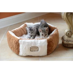 Armarkat Cat Bed For Indoor Cats And Extra Small Dogs, Brown/Ivory 13 Armarkat Cat Bed For Indoor Cats And Extra Small Dogs, Brown/Ivory -PawHut Sales Store GUEST 43927167 21ba 4351 8dd1 894888a69930
