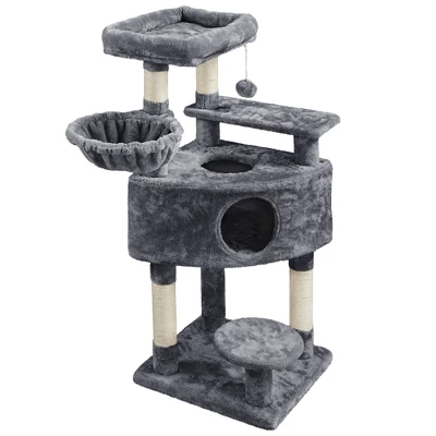 Yaheetech 46" 3-Level Plush Cat Activity Tower 7 Yaheetech 46" 3-Level Plush Cat Activity Tower - Image 7