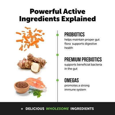 Probiotics Dual Texture Chews For Cats - Chicken Flavor, 3.7 Oz 3 Probiotics Dual Texture Chews For Cats - Chicken Flavor, 3.7 Oz - Image 3