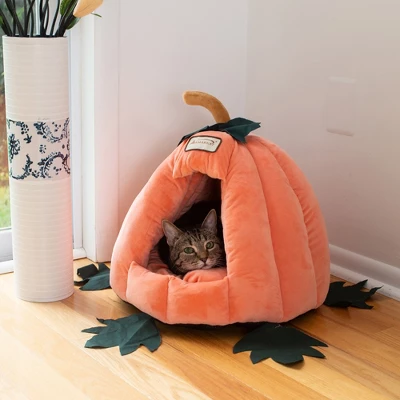 Armarkat Cat Bed C85CCS PumpkIn Shape 2 Armarkat Cat Bed C85CCS PumpkIn Shape - Image 2