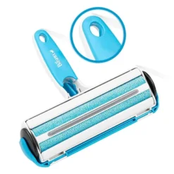 BOSHEL Pet Hair Remover - Lint Roller For Pet Hair - Dog Hair Remover With Big Hair Base - Easy Clean Chom Chom Roller With Comfy Rubber Handle