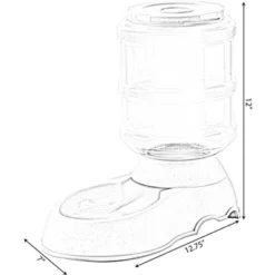 PawsMark Automatic Self Dispensing Gravity Pet Feeder And Waterer For Cats And Dogs -PawHut Sales Store GUEST 45a5dfb5 df5e 43a6 96fb 915ce275c1b2