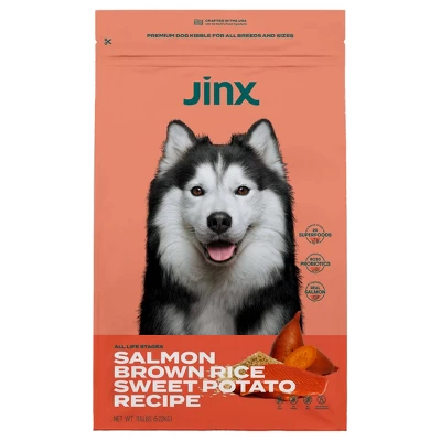 Jinx Salmon, Brown Rice And Sweet Potato Dry Dog Food Bag 5 Jinx Salmon, Brown Rice And Sweet Potato Dry Dog Food Bag - Image 5