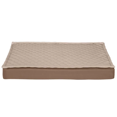 FurHaven Quilt Top Convertible Indoor-Outdoor DLX Cooling Gel Dog Bed Mat 1 FurHaven Quilt Top Convertible Indoor-Outdoor DLX Cooling Gel Dog Bed Mat