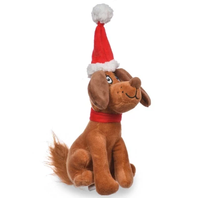 Dr. Seuss: The Grinch 9" Grinch Max Santa Plush Figure Toy 1 Dr. Seuss: The Grinch 9" Grinch Max Santa Plush Figure Toy
