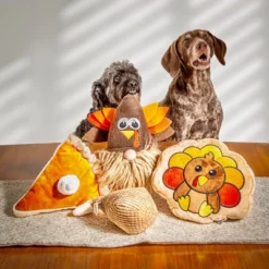Midlee Thanksgiving Meal Dog Toy Set - Pumpkin Pie & Turkey Leg -PawHut Sales Store GUEST 4a40f5a7 20da 4a74 9a86 145c1bc07b16