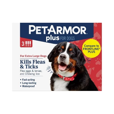 PetArmor Plus Flea And Tick Topical Treatment For Dogs - 3 Month Supply 6 PetArmor Plus Flea And Tick Topical Treatment For Dogs - 3 Month Supply - Image 6