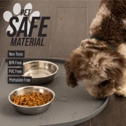 Leashboss Silicone Fountain Mat, Water Station Tray, For Pet Fountains, Dog Gravity Water Bowls And Automatic Dispensing Cat Feeders -PawHut Sales Store GUEST 4b07f44f 4963 4651 8acb fad2daff971c