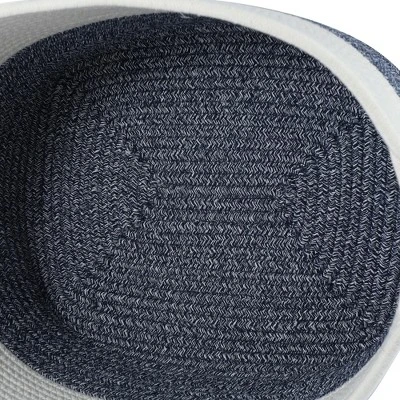 Midlee Two Tone Rope Dog Toy Storage Basket 3 Midlee Two Tone Rope Dog Toy Storage Basket - Image 3