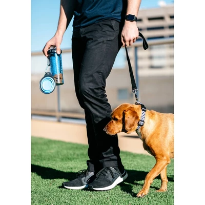 Dexas SnackDuo With Travel Cup - Blue 3 Dexas SnackDuo With Travel Cup - Blue - Image 3