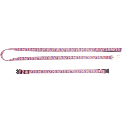Zodaca 2 Piece Set American Flag Collar And Leash For Medium And Large Dogs 2 Zodaca 2 Piece Set American Flag Collar And Leash For Medium And Large Dogs - Image 2