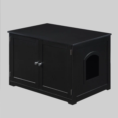 Merry Products Kitty Litter Loo Bench Cat Litter - Black 4 Merry Products Kitty Litter Loo Bench Cat Litter - Black - Image 4