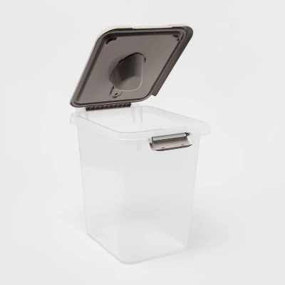 Pet Food Storage Tub With Built-in Scoop - 20lbs - Up & Up™ 1 Pet Food Storage Tub With Built-in Scoop - 20lbs - Up & Up™