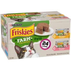 Purina Friskies Paté Wet Cat Food Farm Favorites With Chicken & Salmon - 5.5oz/24ct Variety Pack 7 Purina Friskies Paté Wet Cat Food Farm Favorites With Chicken & Salmon - 5.5oz/24ct Variety Pack -PawHut Sales Store GUEST 522a9f17 109c 4f66 b31e 4d34dcbaab48