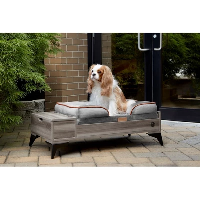 TailZzz Wyatt Wooden Pet Bed With Mattress Elevated Pet Bed Wooden Pet Bed With Storage Greenguard Gold Certified Wooden Pet Bed 7 TailZzz Wyatt Wooden Pet Bed With Mattress Elevated Pet Bed Wooden Pet Bed With Storage Greenguard Gold Certified Wooden Pet Bed - Image 7