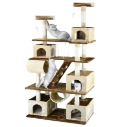 Go Pet Club 87" Cat Tree Climber With Swing And Sisal Scratching Post F216 6 Go Pet Club 87" Cat Tree Climber With Swing And Sisal Scratching Post F216 -PawHut Sales Store GUEST 55b0b7c1 71a1 4477 9812 41de529d7b6b