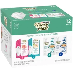 Fancy Feast Complements Collection With Chicken, Tuna, Shrimp, Fish And Salmon Wet Cat Food - 12ct 8 Fancy Feast Complements Collection With Chicken, Tuna, Shrimp, Fish And Salmon Wet Cat Food - 12ct -PawHut Sales Store GUEST 5646249c 1212 4b72 9d52 8bd54fc90a66