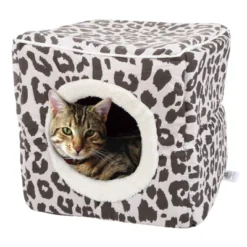 Pet Adobe Enclosed Cavern Cat Pet Bed - Cat Cave House With Removable Cushion Pad - Gray/Black -PawHut Sales Store GUEST 59089f3c 853f 4b0f aa0c e543fd42eb7c